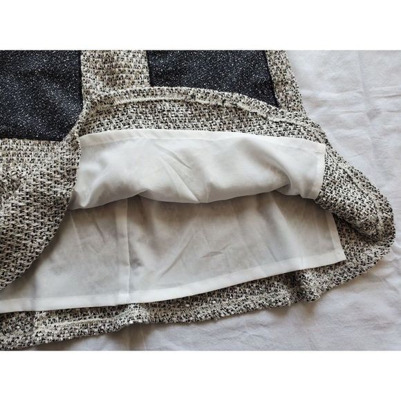 NWT Ann Taylor Skirt SZ 2 White Peplum Short Business Career - Picture 4 of 7